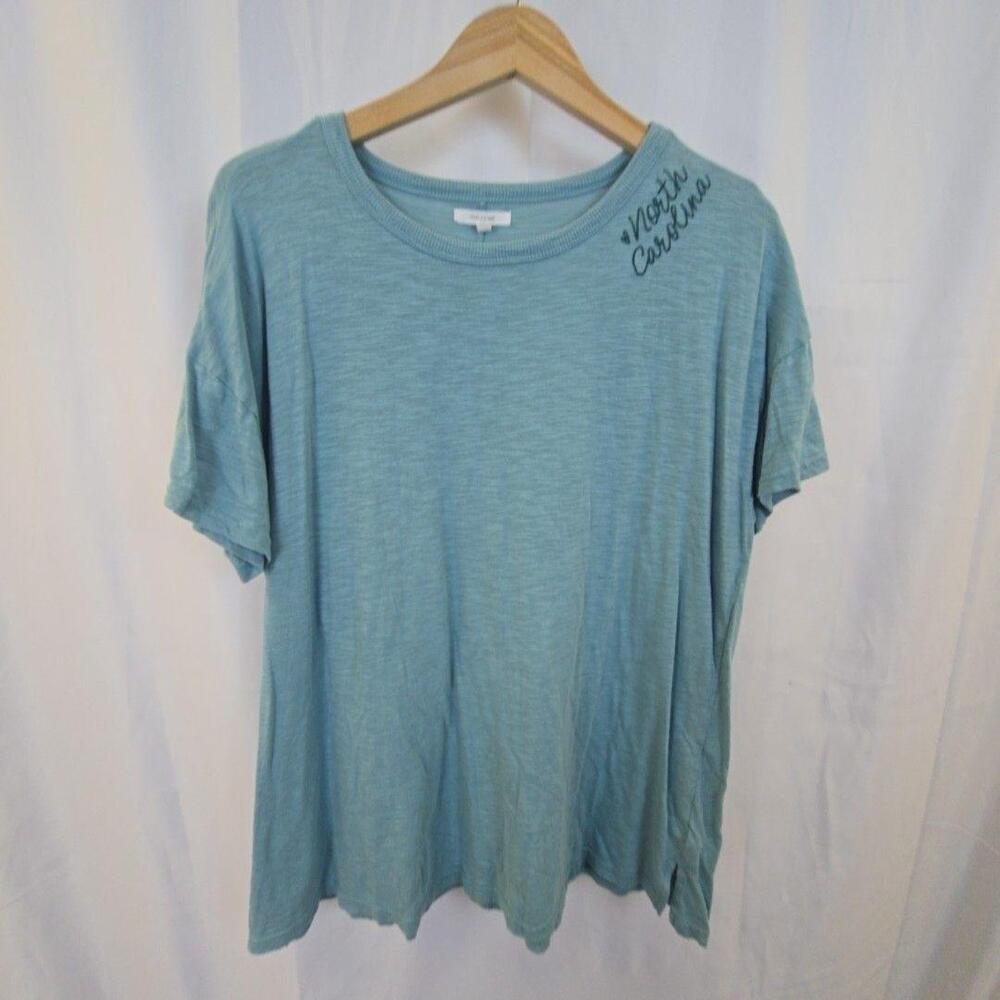 Maurices Shirt Womens XXL Blue North Carolina Graphic Short Sleeve Tee Top